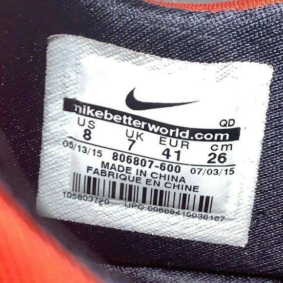 Nike Huarache Utility Men's Red Athletic Gym - Picture 7 of 7